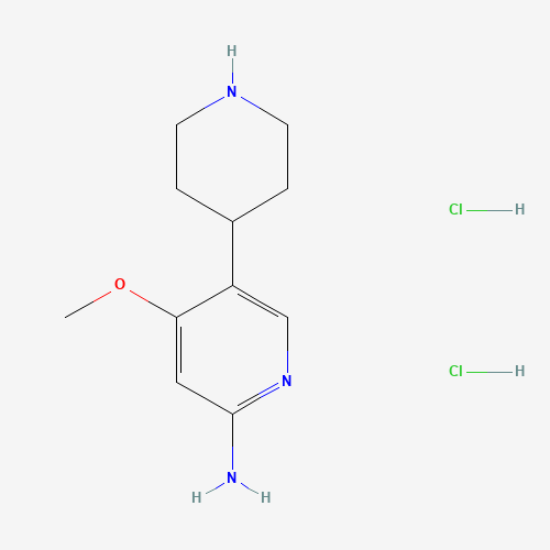 4-Methoxy-5-(piperidin-4-yl)pyridin-2-amine dihydrochloride