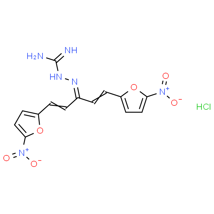 2-(-1,5-Bis(5-nitrofuran-2-yl)penta-1,4-dien-3-ylidene)hydrazinecarboximidamide hydrochloride