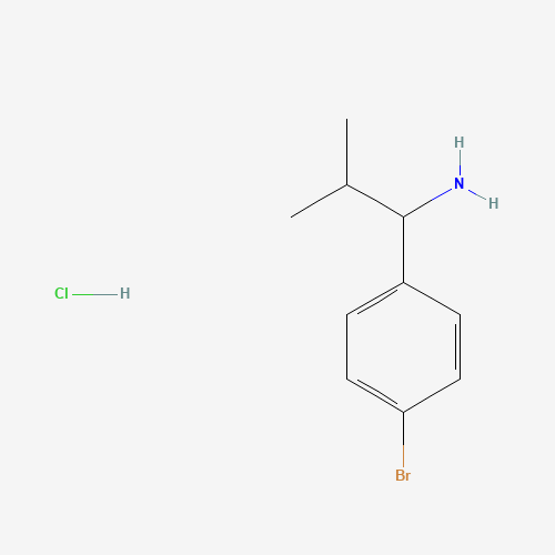 1-(4-Bromophenyl)-2-methylpropan-1-amine hydrochloride