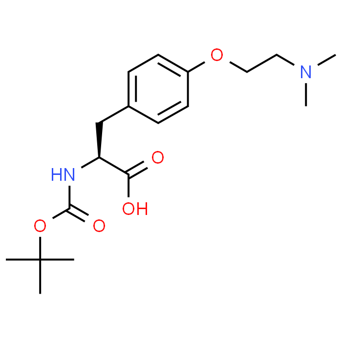 (S)-2-((tert-Butoxycarbonyl)amino)-3-(4-(2-(dimethylamino)ethoxy)phenyl)propanoic acid