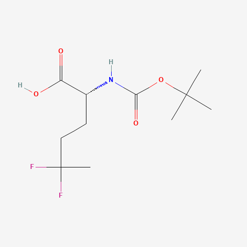 (R)-2-((tert-Butoxycarbonyl)amino)-5,5-difluorohexanoic acid
