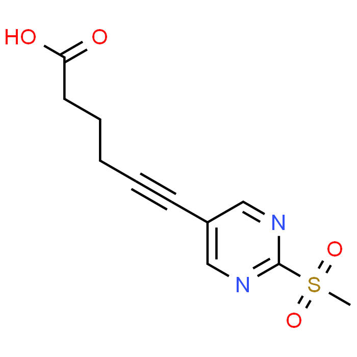 6-(2-(Methylsulfonyl)pyrimidin-5-yl)hex-5-ynoic acid