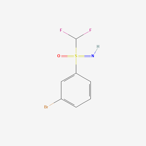(3-Bromophenyl)(difluoromethyl)(imino)-l6-sulfanone