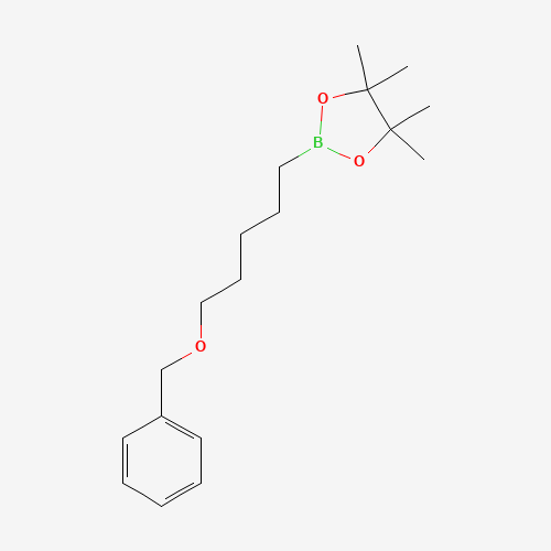 2-(5-(Benzyloxy)pentyl)-4,4,5,5-tetramethyl-1,3,2-dioxaborolane