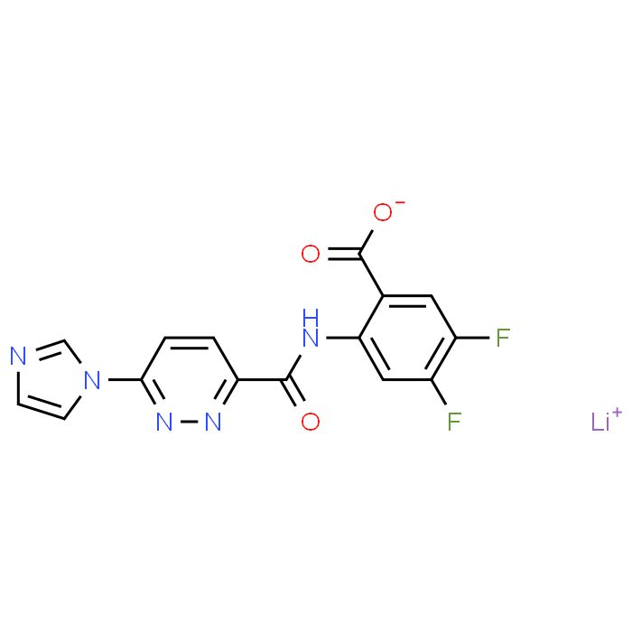Lithium 2-(6-(1H-imidazol-1-yl)pyridazine-3-carboxamido)-4,5-difluorobenzoate