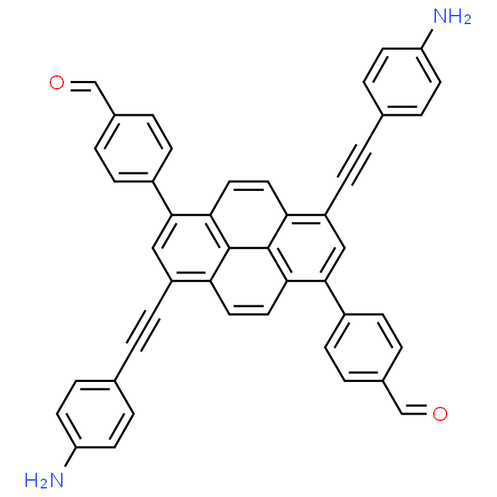 4,4'-(3,8-Bis((4-aminophenyl)ethynyl)pyrene-1,6-diyl)dibenzaldehyde