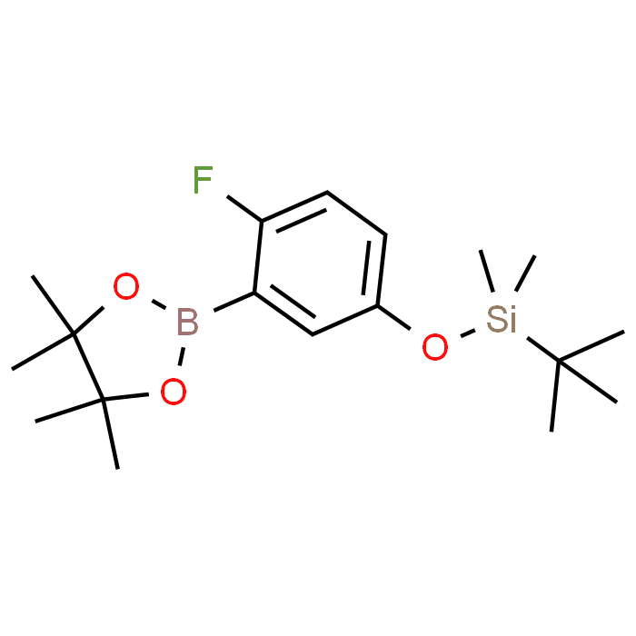 tert-Butyl(4-fluoro-3-(4,4,5,5-tetramethyl-1,3,2-dioxaborolan-2-yl)phenoxy)dimethylsilane