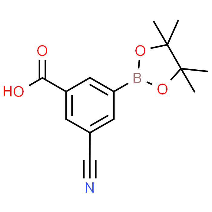 3-Cyano-5-(4,4,5,5-tetramethyl-1,3,2-dioxaborolan-2-yl)benzoic acid