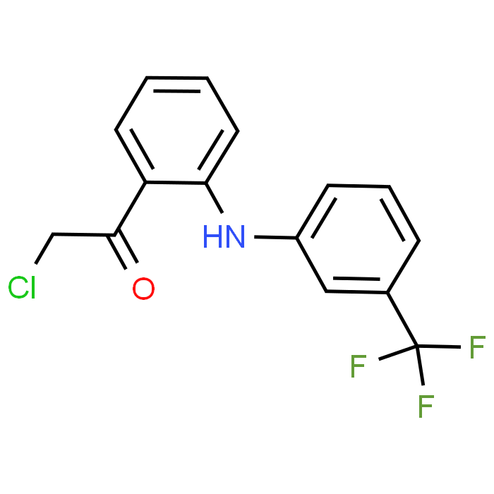 2-Chloro-1-(2-((3-(trifluoromethyl)phenyl)amino)phenyl)ethanone