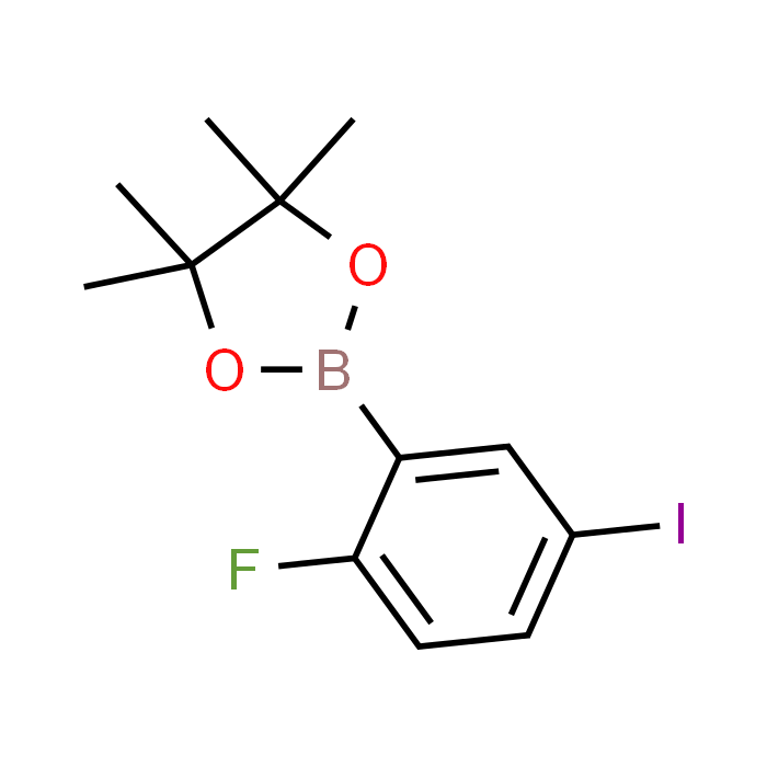 2-(2-Fluoro-5-iodophenyl)-4,4,5,5-tetramethyl-1,3,2-dioxaborolane