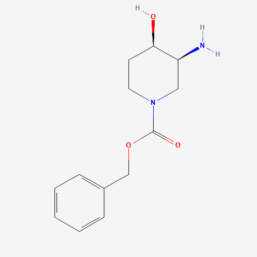 Benzyl (3S,4R)-3-amino-4-hydroxypiperidine-1-carboxylate