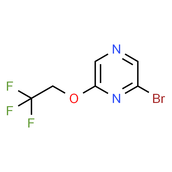 2-Bromo-6-(2,2,2-trifluoroethoxy)pyrazine
