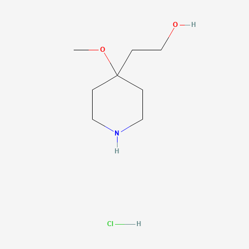 2-(4-Methoxypiperidin-4-yl)ethan-1-ol hydrochloride