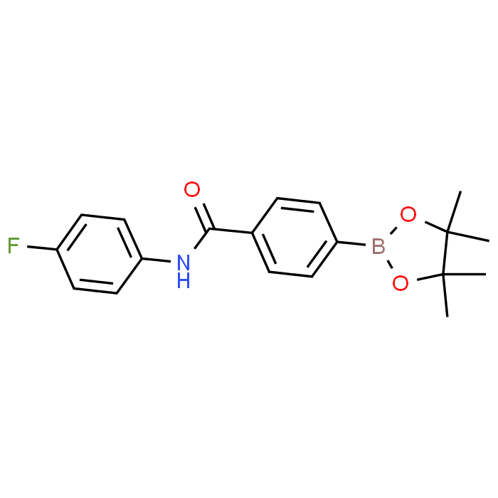 N-(4-Fluorophenyl)-4-(4,4,5,5-tetramethyl-1,3,2-dioxaborolan-2-yl)benzamide