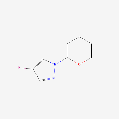 4-Fluoro-1-(tetrahydro-2H-pyran-2-yl)-1H-pyrazole - Achmem