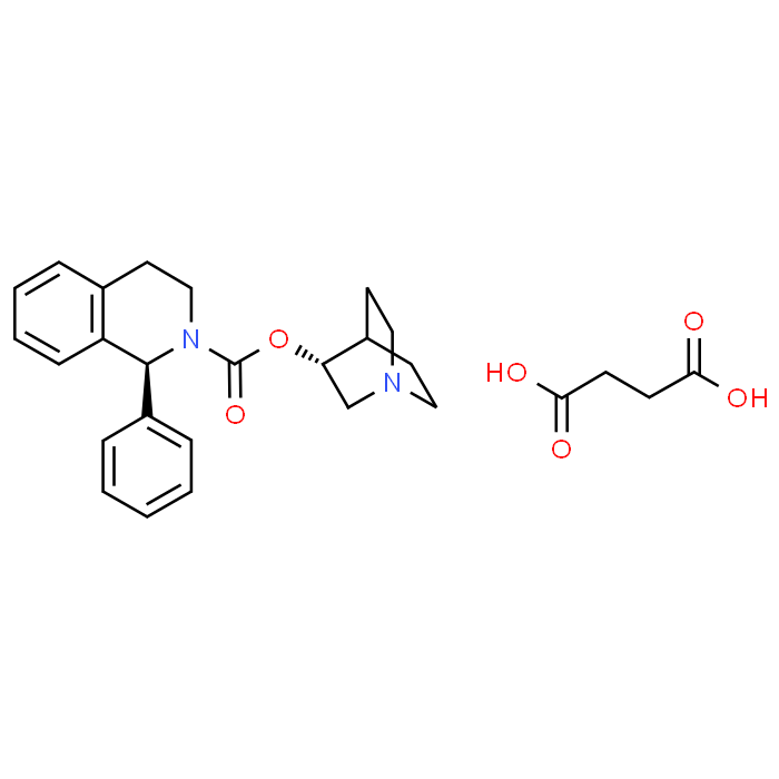 (S)-(R)-Quinuclidin-3-yl 1-phenyl-3,4-dihydroisoquinoline-2(1H)-carboxylate succinate