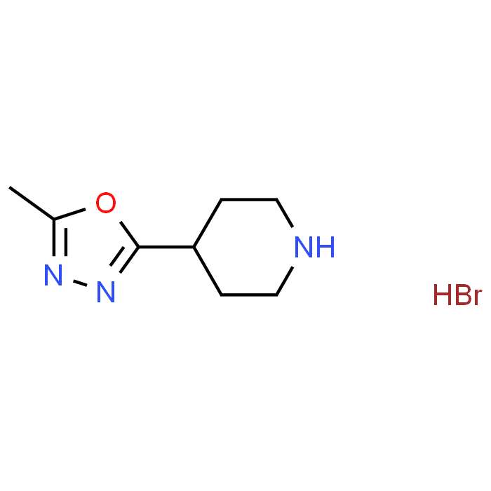 2-Methyl-5-(piperidin-4-yl)-1,3,4-oxadiazole hydrobromide