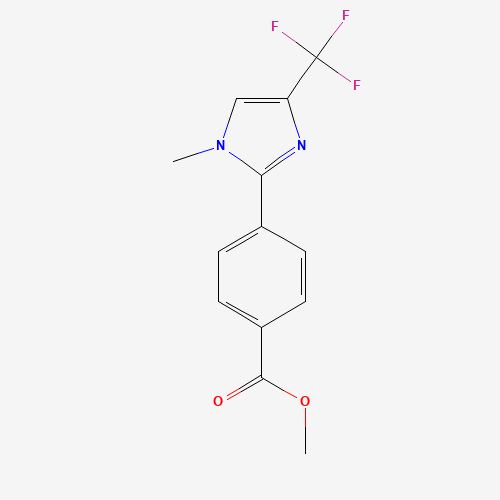 Methyl 4-(1-methyl-4-(trifluoromethyl)-1H-imidazol-2-yl)benzoate
