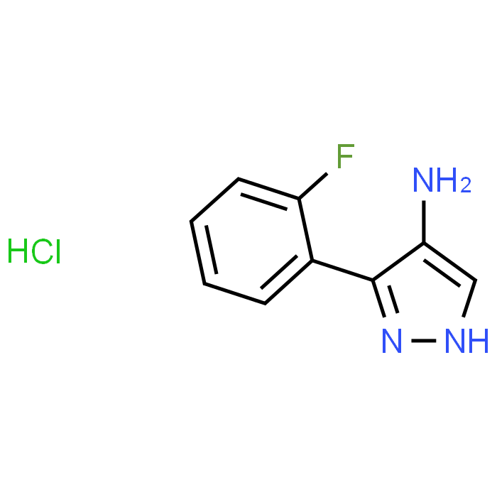 3-(2-Fluorophenyl)-1H-pyrazol-4-amine hydrochloride