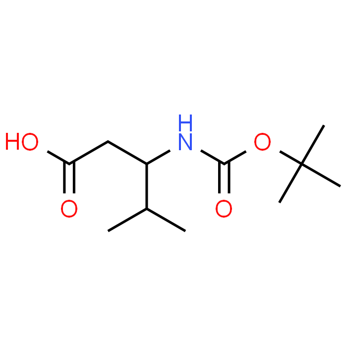 DL-3-((tert-Butoxycarbonyl)amino)-4-methylpentanoic acid