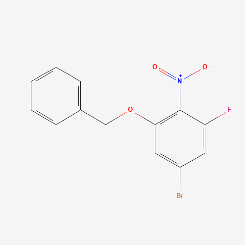 1-(Benzyloxy)-5-bromo-3-fluoro-2-nitrobenzene