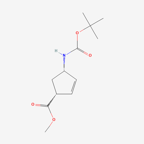 (1R,4S)-Methyl 4-((tert-butoxycarbonyl)amino)cyclopent-2-enecarboxylate