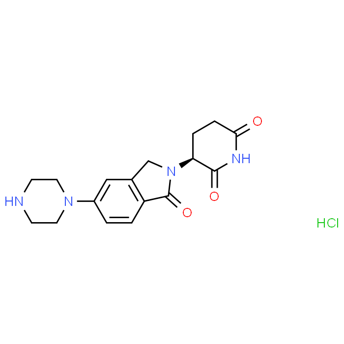 (S)-3-(1-Oxo-5-(piperazin-1-yl)isoindolin-2-yl)piperidine-2,6-dione hydrochloride