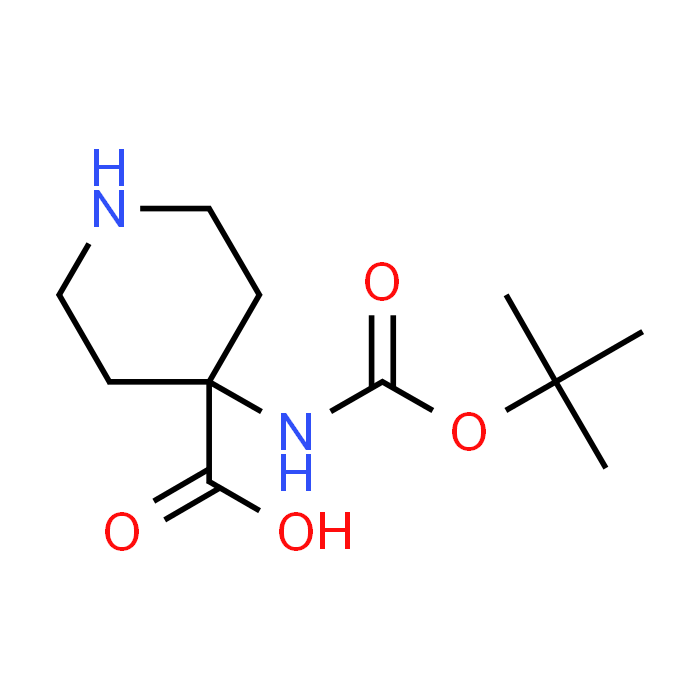4-((tert-Butoxycarbonyl)amino)piperidine-4-carboxylic acid