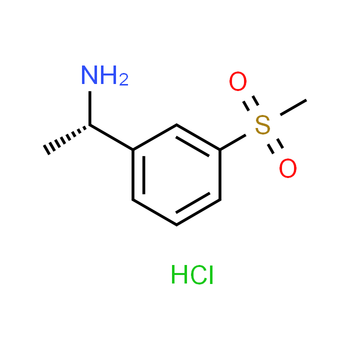 (S)-1-(3-(Methylsulfonyl)phenyl)ethan-1-amine hydrochloride
