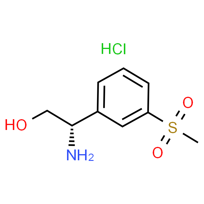(S)-2-Amino-2-(3-(methylsulfonyl)phenyl)ethan-1-ol hydrochloride