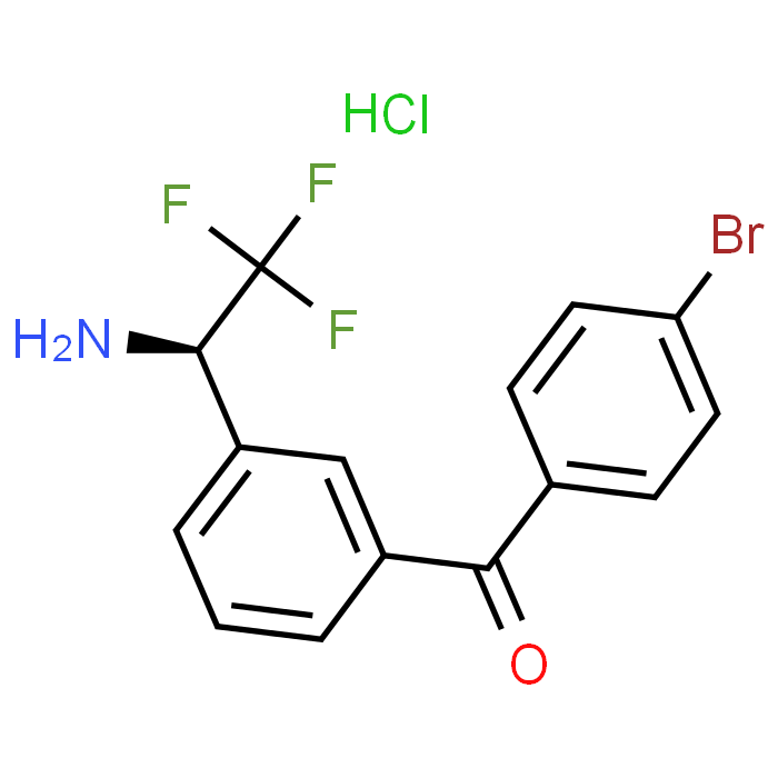 (R)-(3-(1-Amino-2,2,2-trifluoroethyl)phenyl)(4-bromophenyl)methanone hydrochloride
