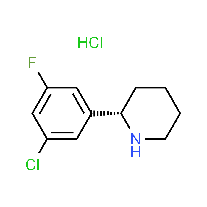 (S)-2-(3-Chloro-5-fluorophenyl)piperidine hydrochloride