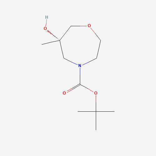 tert-Butyl (S)-6-hydroxy-6-methyl-1,4-oxazepane-4-carboxylate