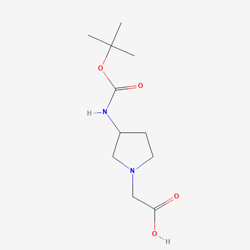 2-(3-((tert-Butoxycarbonyl)amino)pyrrolidin-1-yl)acetic acid
