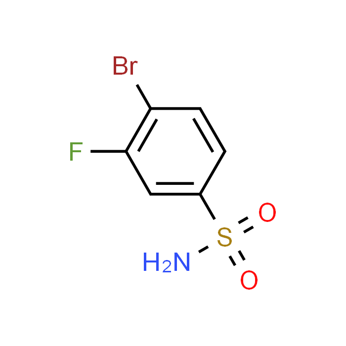 4-Bromo-3-fluorobenzenesulphonamide
