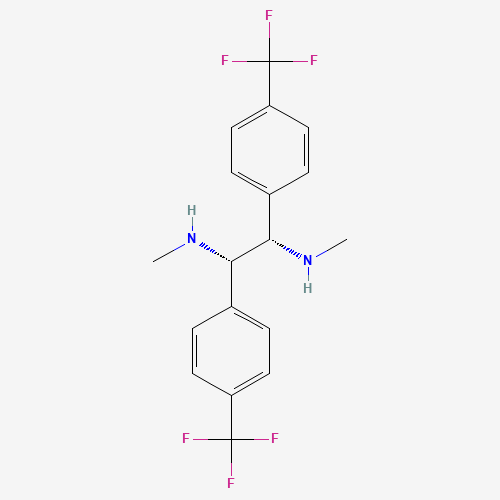 (1S,2S)-N1,N2-Dimethyl-1,2-bis(4-(trifluoromethyl)phenyl)ethane-1,2-diamine