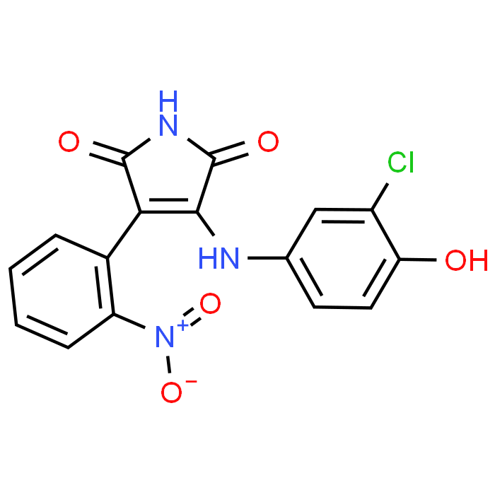 3-((3-Chloro-4-hydroxyphenyl)amino)-4-(2-nitrophenyl)-1H-pyrrole-2,5-dione