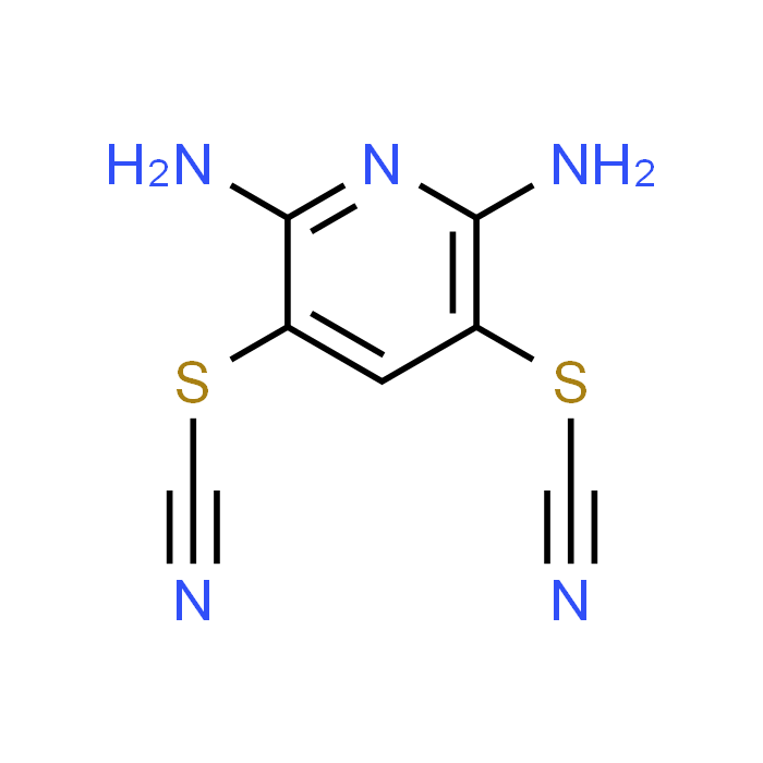 3,5-Dithiocyanatopyridine-2,6-diamine