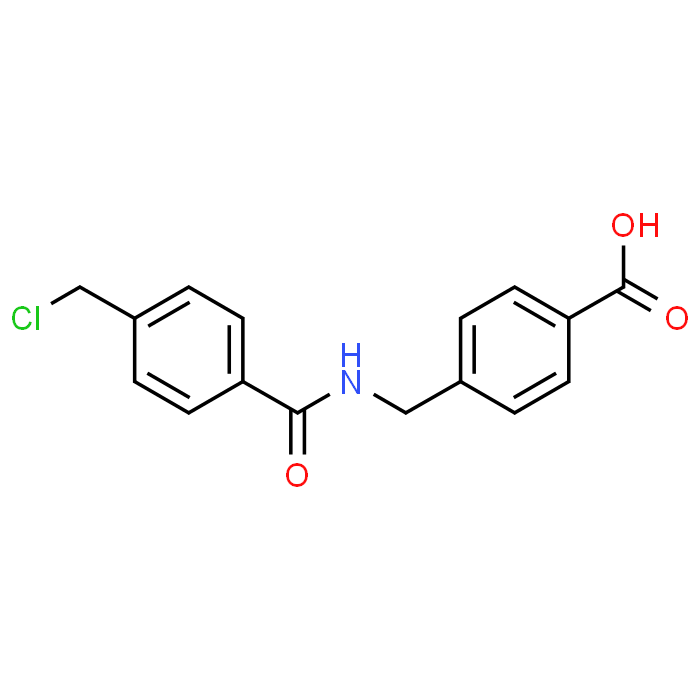 4-((4-(Chloromethyl)benzamido)methyl)benzoic acid