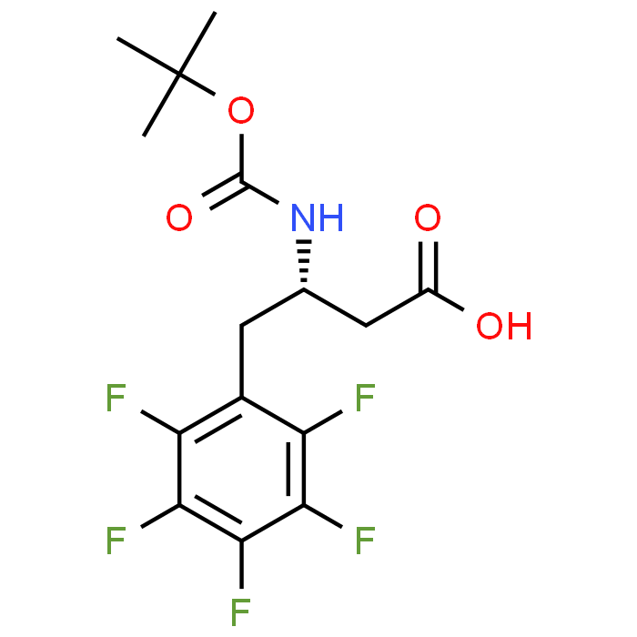 (S)-3-((tert-Butoxycarbonyl)amino)-4-(perfluorophenyl)butanoic acid