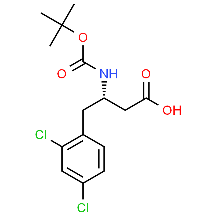 (S)-3-((tert-Butoxycarbonyl)amino)-4-(2,4-dichlorophenyl)butanoic acid