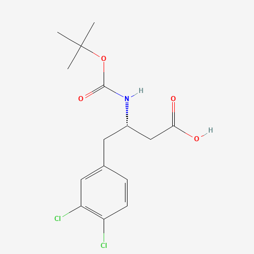 (S)-3-((tert-Butoxycarbonyl)amino)-4-(3,4-dichlorophenyl)butanoic acid
