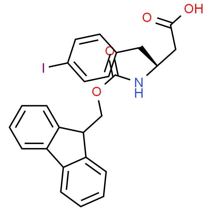 (S)-3-((((9H-Fluoren-9-yl)methoxy)carbonyl)amino)-4-(4-iodophenyl)butanoic acid