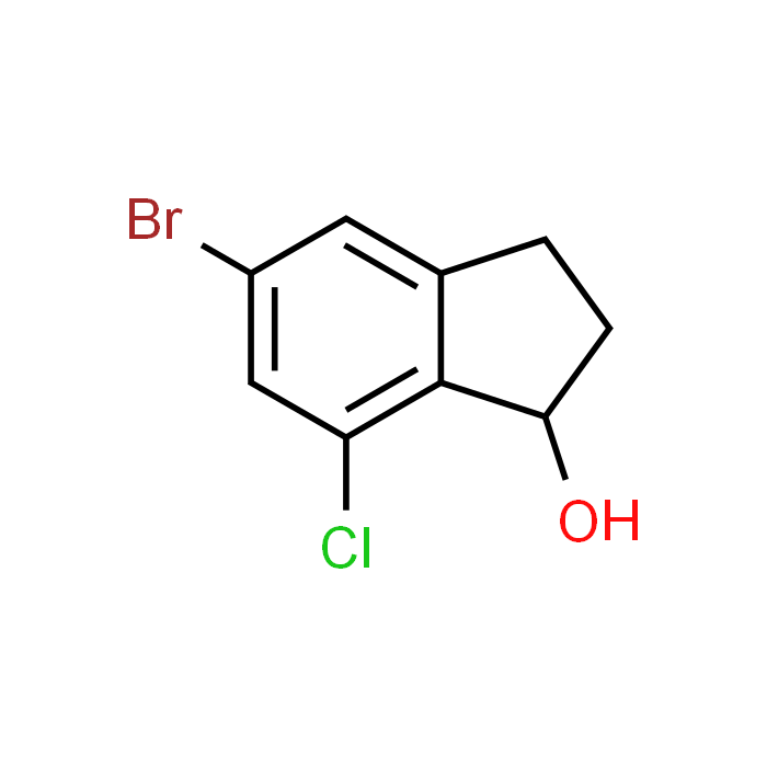 5-Bromo-7-chloro-2,3-dihydro-1H-inden-1-ol