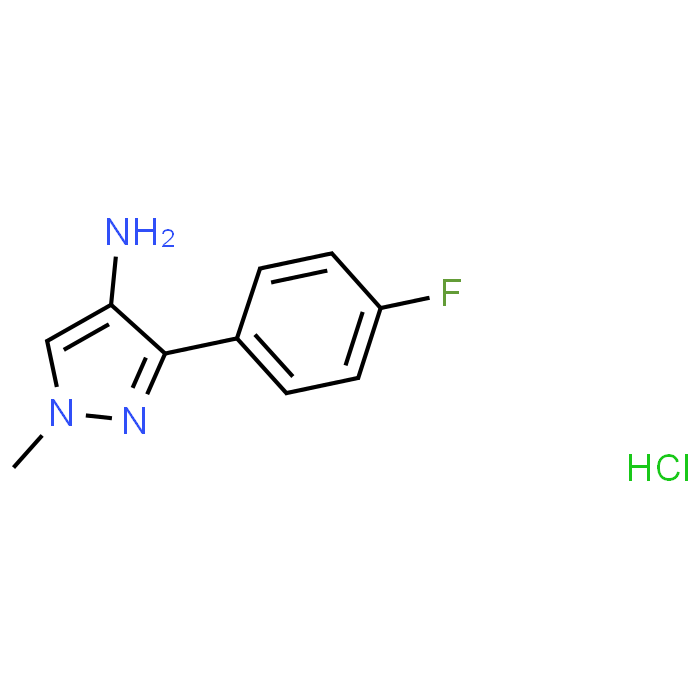 3-(4-Fluorophenyl)-1-methyl-1H-pyrazol-4-amine hydrochloride