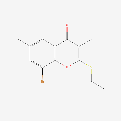 8-Bromo-2-(ethylthio)-3,6-dimethyl-4H-chromen-4-one