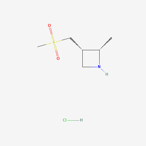 (2S,3S)-2-Methyl-3-((methylsulfonyl)methyl)azetidine hydrochloride