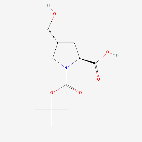 (2S,4R)-1-(Tert-butoxycarbonyl)-4-(hydroxymethyl)pyrrolidine-2-carboxylic acid
