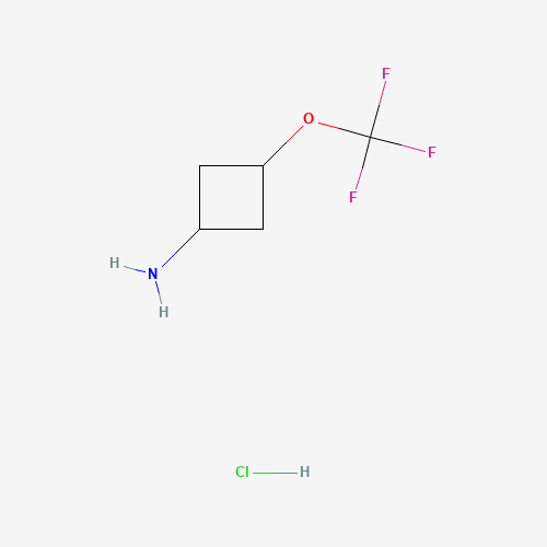 rel-(1s,3s)-3-(Trifluoromethoxy)cyclobutan-1-amine hydrochloride