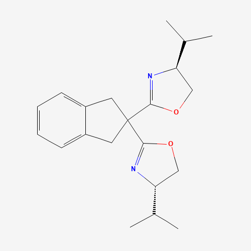 (4S,4'S)-2,2'-(2,3-Dihydro-1H-indene-2,2-diyl)bis(4-isopropyl-4,5-dihydrooxazole)